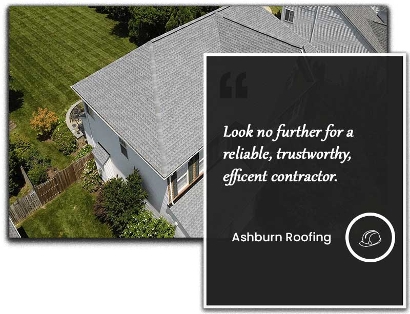 Ashburn Roofing LLC roof project and quote